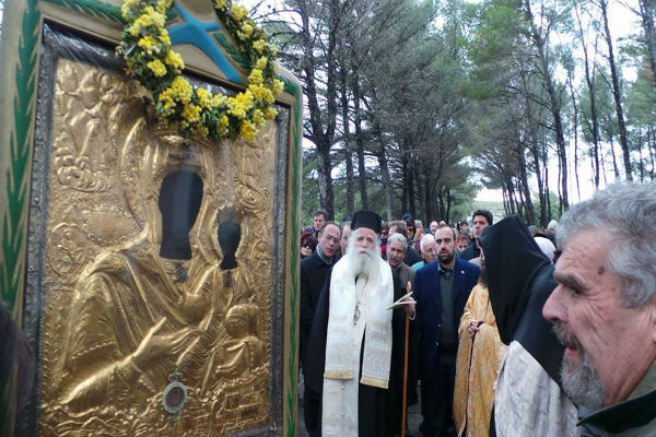 Λιτανεία της Μυρτιδιώτισσας στα Κύθηρα