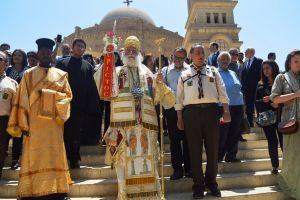 Λαμπρά πανήγυρις του Αγίου Γεωργίου Παλαιού Καΐρου, στο παλαίφατο Πατριαρχείο Αλεξανδρείας