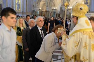 Στον Ναό του Αποστόλου Ανδρέου Πατρών εκκλησιάστηκε η Πρέσβης της Ουκρανίας στην Ελλάδα