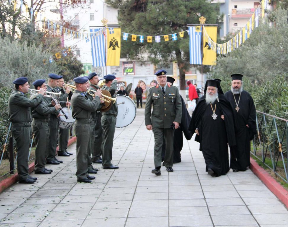 You are currently viewing Η εορτή της Αγίας Βαρβάρας, προστάτιδος του Πυροβολικού, στην Ι.Μητρόπολη Νεαπόλεως