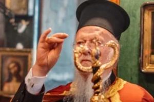 Ο Οικουμενικός Πατριάρχης Βαρθολομαίος στο Βατοπαιδινό Μετόχι του Αγίου Ανδρέα στο Γαλατά