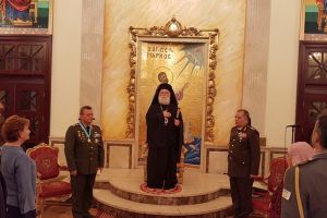 Ο Πατριάρχης Αλεξανδρείας τίμησε τον Αρχηγό της Εθνικής Φρουράς της Κύπρου