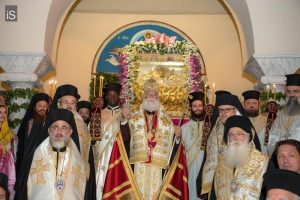 Πατριάρχης Αλεξανδρείας Θεόδωρος από τον Βόλο: «Το Ευαγγέλιο μετέτρεψε την Μεσόγειο σε θάλασσα Αποστολική»  Πατριαρχική τιμή στην εορτή  της Αναλήψεως στον Βόλο