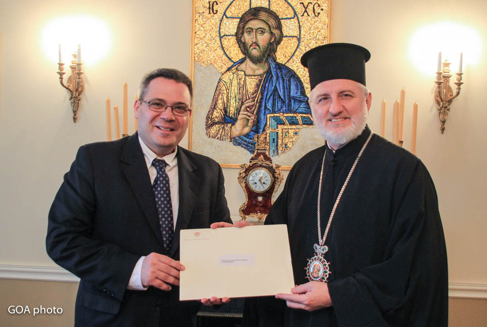 You are currently viewing Συγχαρητήρια Επιστολή του Προέδρου της Κύπρου στον Αρχιεπίσκοπο Αμερικής