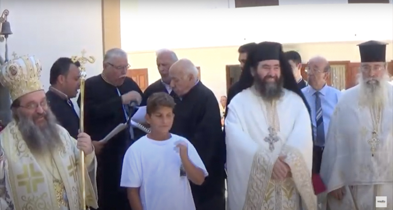 You are currently viewing Θρήνο για την Αγία Σοφιά απέδωσαν οι Ιεροψάλτες στο προσκύνημα της Αγίας Μαρκέλλας στη Χίο