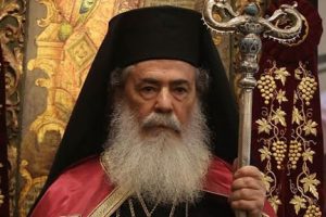 Ο Πατριάρχης Ιεροσολύμων Θεόφιλος στον Ναό του Αγίου Ιακώβου του Αδελφοθέου