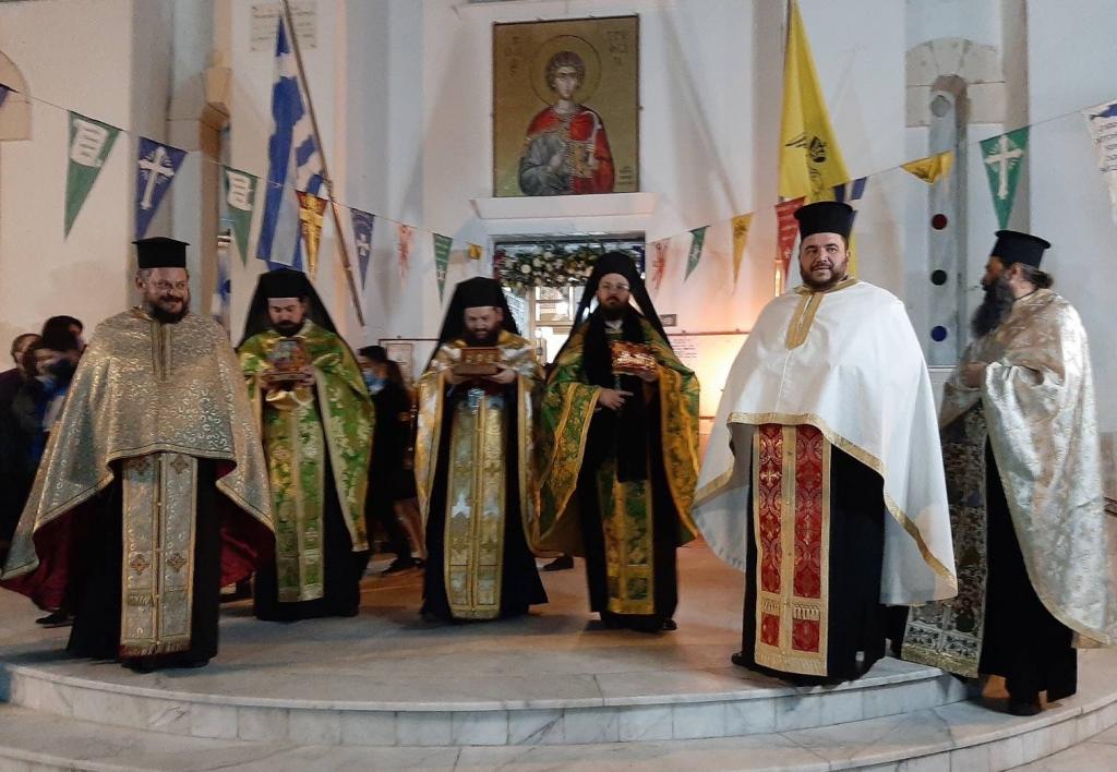 You are currently viewing Ο λαμπρός εορτασμός του Αγίου Τρύφωνος στη ενορία της Νέας Λαμψάκου Χαλκίδος