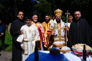 Ο Επίσκοπος Μελιτηνής κ.Μάξιμος στον Ι. Ναό Απ. Ανδρέου Windsor