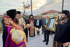 Στη Νέα Σάντα στο Κιλκίς, κλήρος και λαός υποδέχθηκαν την  ιστορική Ι.Εικόνα της Παναγίας Σουμελά