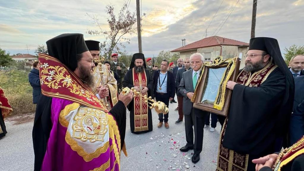 Στη Νέα Σάντα στο Κιλκίς, κλήρος και λαός υποδέχθηκαν την  ιστορική Ι.Εικόνα της Παναγίας Σουμελά